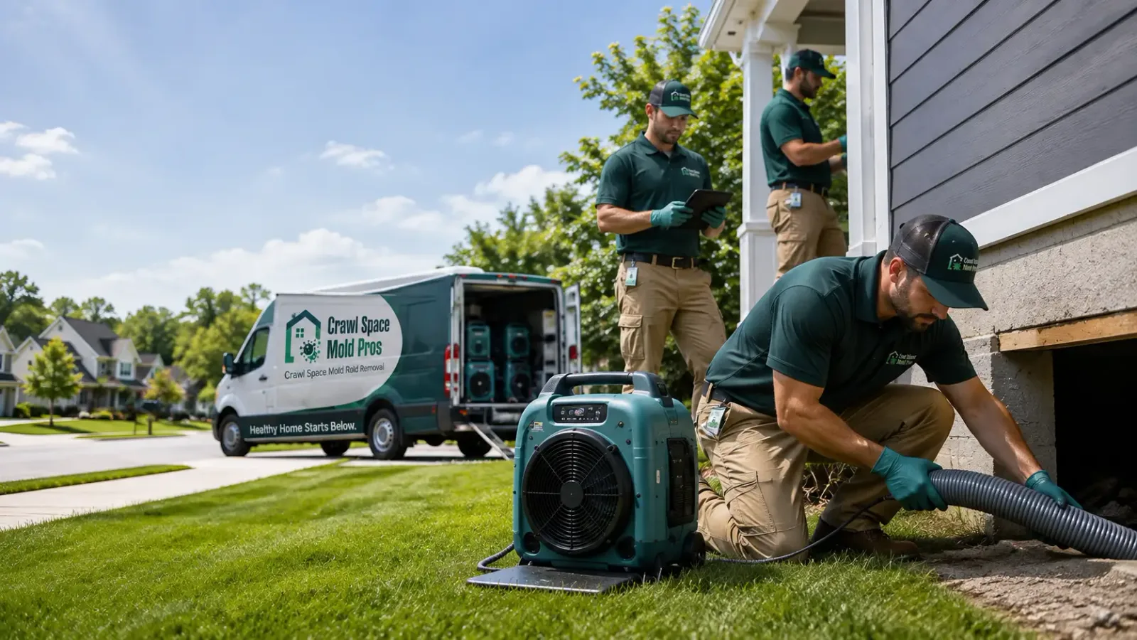 Crawl Space Mold Removal in Winslow, AR